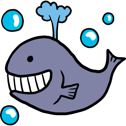 Whale zoo animal kingdom sea life icon Whale zoo animal kingdom sea life icon