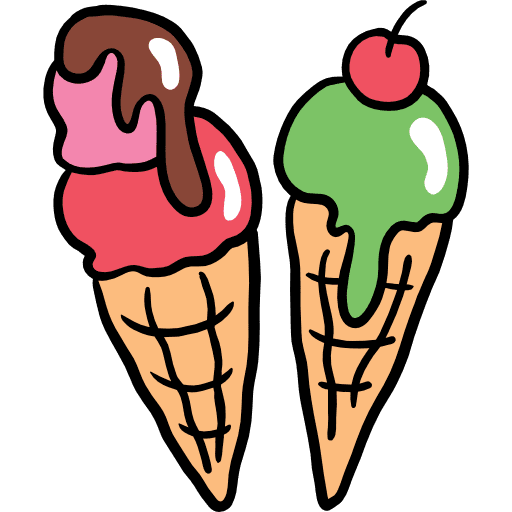 Ice cream summer ice cream dessert icon Ice cream summer ice cream dessert icon