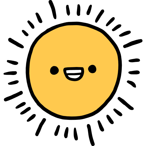 Sun weather warm nature icon Sun weather warm nature icon