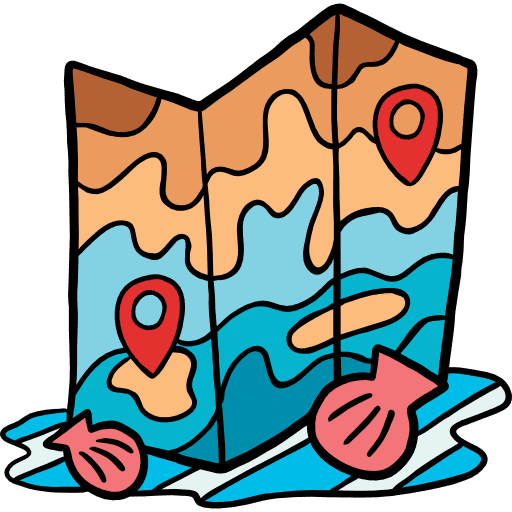 Map interface position location icon Map interface position location icon