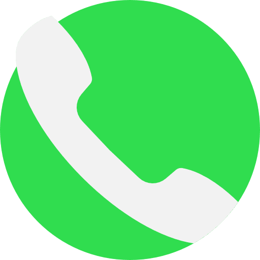 Phone company brand circle phone icon Phone company brand circle phone icon