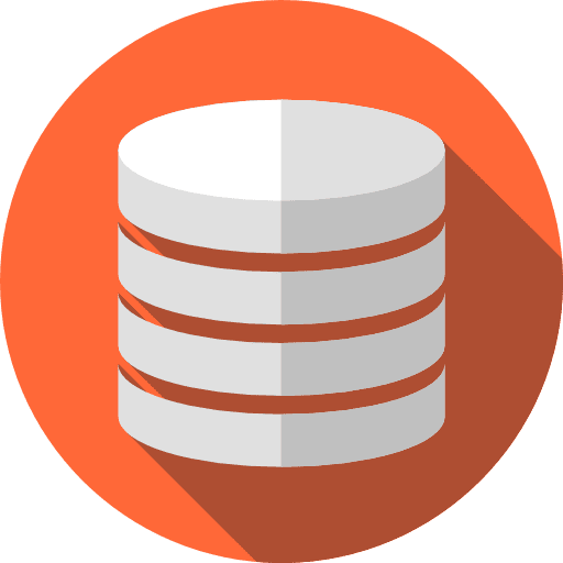 Database repository database multimedia icon