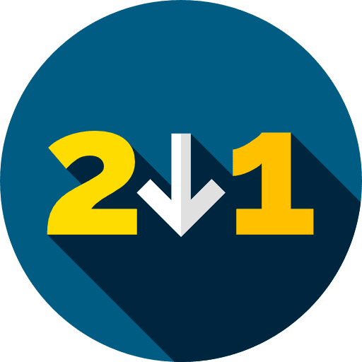 Descending sort seo and web numerically interface icon