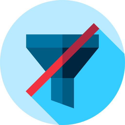 Funnel filter funnel tool icon