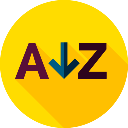 Sort sort ascending interface organization icon