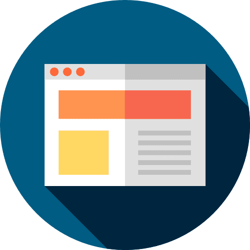 Template website web page seo and web icon