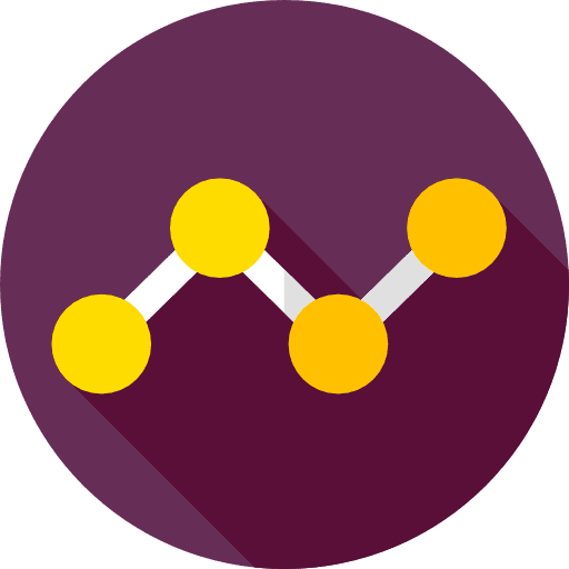 Line chart line graphic line chart line graph icon
