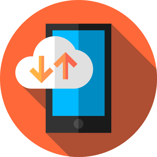 Smartphone cellphone mobile phone technology icon