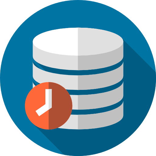Database seo and web network database icon