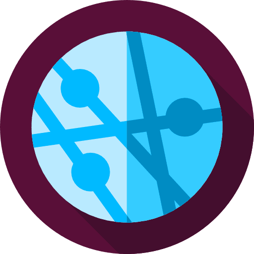 Networking international maps and location network icon