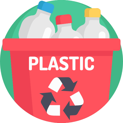 Plastic plastic separate collection ecology and environment icon