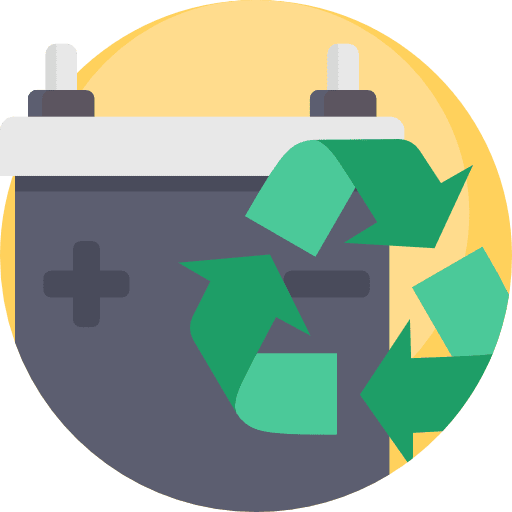 Battery ecology poles ecology and environment icon Battery ecology poles ecology and environment icon