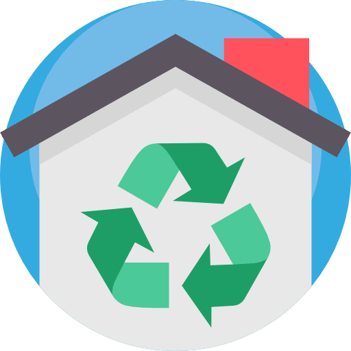 House house ecology and environment arrows icon House house ecology and environment arrows icon