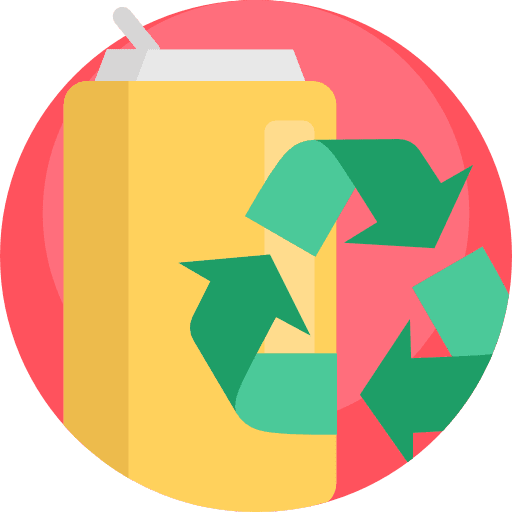 Recycle can ecologic metallic recycle icon Recycle can ecologic metallic recycle icon