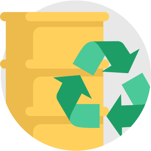 Barrel energy recycled renewable energy icon Barrel energy recycled renewable energy icon