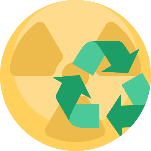 Radiation radioactivity signaling signs icon Radiation radioactivity signaling signs icon