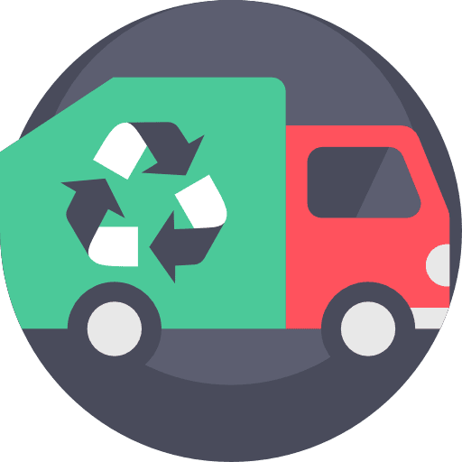 Trash truck garbage transport trash icon Trash truck garbage transport trash icon