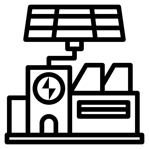 Factory factory ecological ecology and environment icon