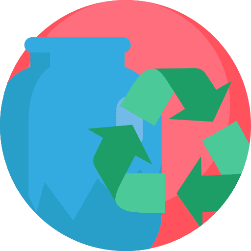 Glass drink recycle jar icon Glass drink recycle jar icon