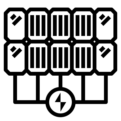 Solar panel ecological solar panel industry icon