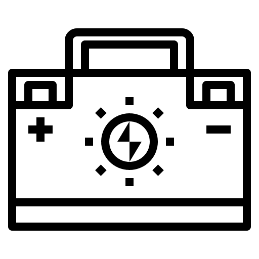 Battery ecology and environment power solar icon Battery ecology and environment power solar icon