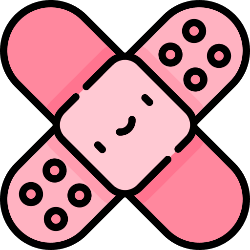 Band aid band aid healthcare and medical healing icon