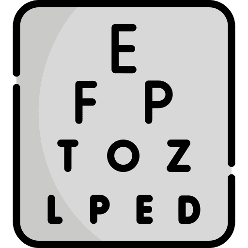 Eye test ophthalmology healthcare and medical ophtalmologist icon Eye test ophthalmology healthcare and medical ophtalmologist icon