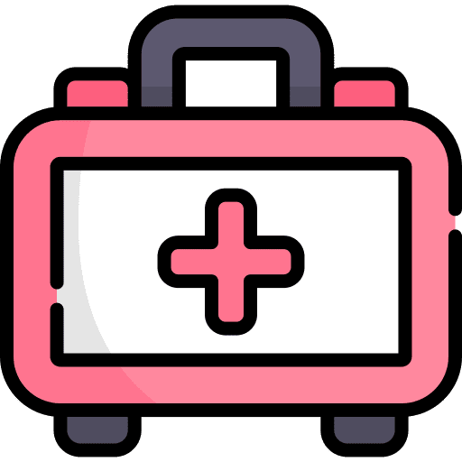 First aid kit hospital healthcare medical icon First aid kit hospital healthcare medical icon