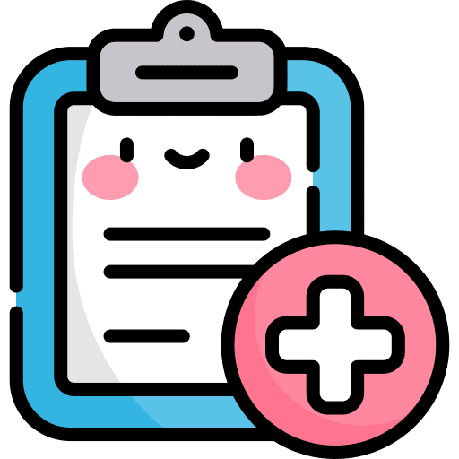 Medical report hospital doctor medical history icon Medical report hospital doctor medical history icon