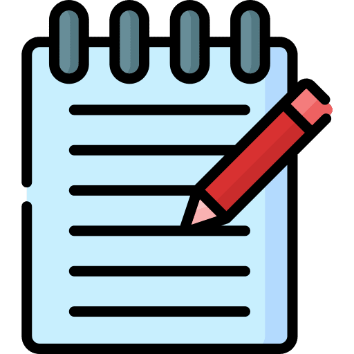 Notebook education pencil memo icon Notebook education pencil memo icon