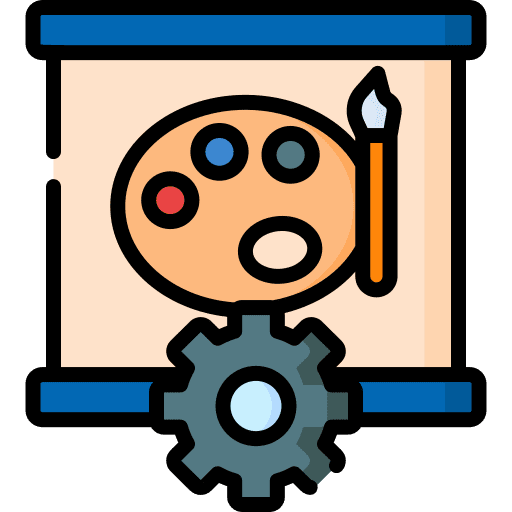 Workshop art and design board workshop icon