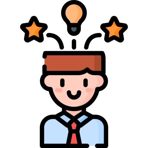 Idea intelligence man creativity icon Idea intelligence man creativity icon