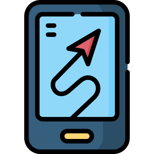 Gps gps navigator mobile phone icon Gps gps navigator mobile phone icon