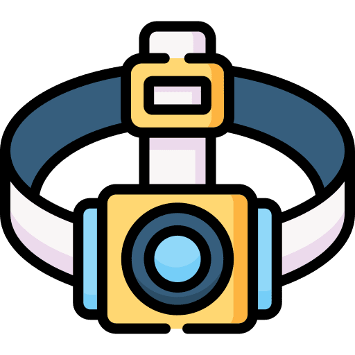 Headlamp illumination adventurer electronics icon Headlamp illumination adventurer electronics icon