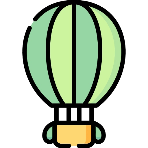 Hot air balloon travel hot air balloon flight icon Hot air balloon travel hot air balloon flight icon