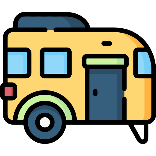 Caravan caravan holidays camping icon Caravan caravan holidays camping icon