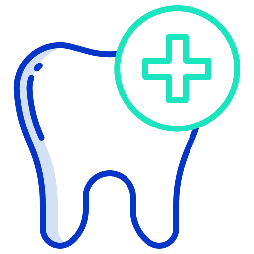 Dental care teeth care dentist icon