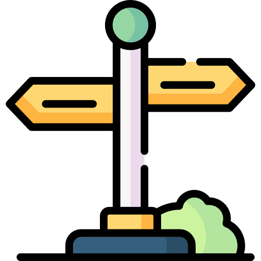 Signpost road sign signpost directions icon Signpost road sign signpost directions icon