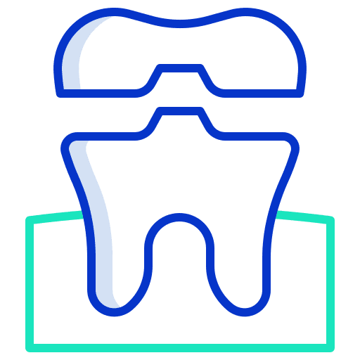 Dental dentistry health clinic dental implant icon Dental dentistry health clinic dental implant icon