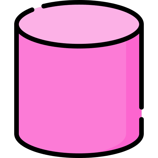 Cylinder cylinder 3d shapes and symbols icon