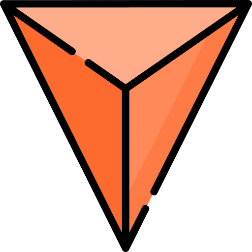 Pyramid pyramid geometry shapes icon