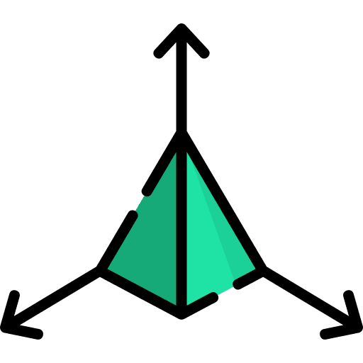 Pyramid geometry pyramid 3d icon Pyramid geometry pyramid 3d icon